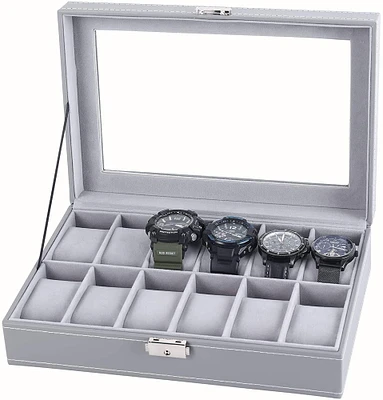 Anchor Gray Dozen Leather Watch Box
