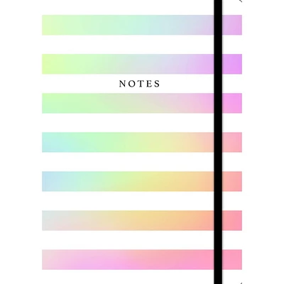 JAM Paper Spectrum Hardcover Notebook with Elastic Band