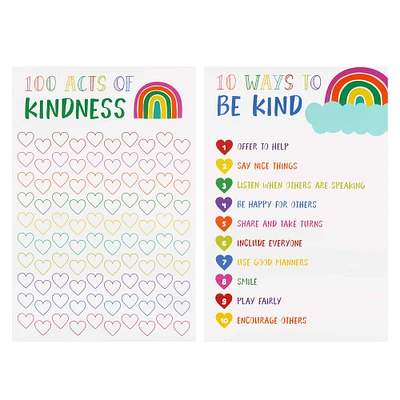 12 Packs: 2 ct. (24 total) Acts of Kindness Dry Erase Posters by B2C™