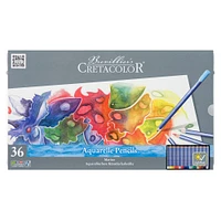 3 Packs: 36 ct. (108 total) Cretacolor Marino Lightfast Watercolor Pencil Tin