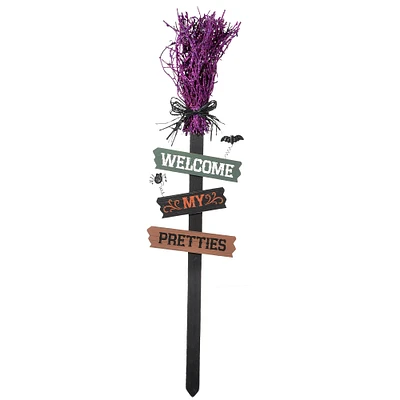 33" Witch’s Broom Garden Stake