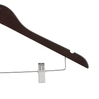 Simplify Mahogany Suit Hangers, 2ct.