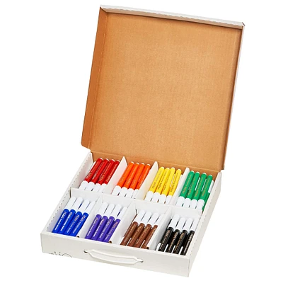 6 Packs: 96 ct. (576 total) Prang® Art Markers 8 Color Washable Master Pack