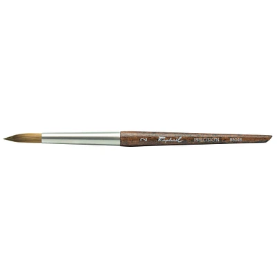 Raphael Mini Precision Short Handle Round Brush, Size 2