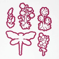 Heartfelt Creations® Dragonfly Florals Cut & Emboss Dies