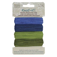 Beadsmith® Knot-it!™ Hang Ten Waxed Brazilian Cord 