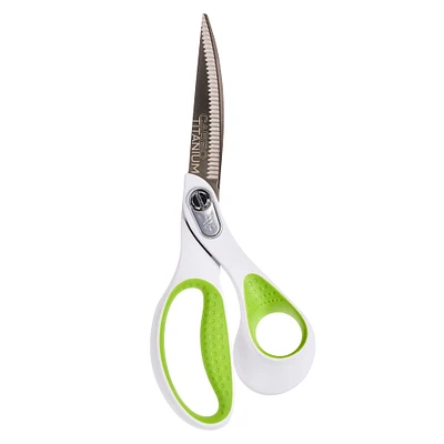 Westcott® Carbo Titanium 9" Bent Scissors with Serrated Blade
