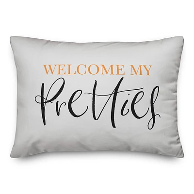 Welcome My Pretties Throw Pillow