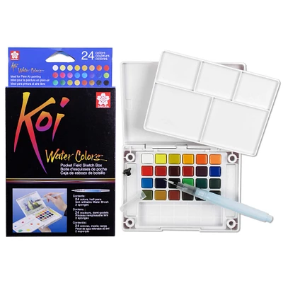 6 Pack: Koi Water Colors™ Pocket Field Sketch Box Set