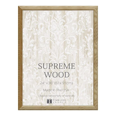 Timeless Frames® Natural Supreme Wood 24" x 36" Frame