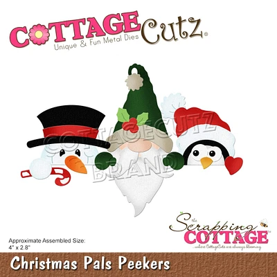 CottageCutz® Christmas Pals Peekers Die