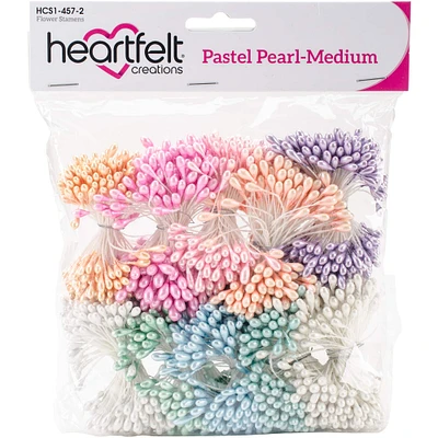 Heartfelt Creations® Medium Pastel Pearl Stamens