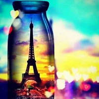 Sparkly Selections Eiffel Tower in a Jar Diamond Painting Kit