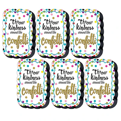 Teacher Created Resources Confetti Magnetic Whiteboard Eraser, 6ct.