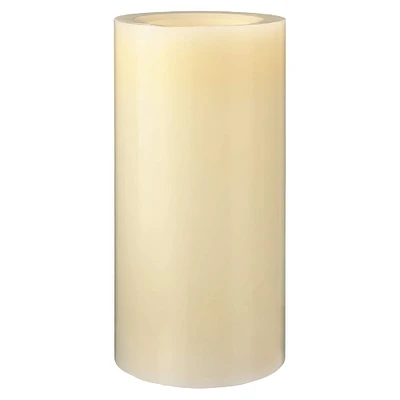 8 Pack: 4" x 8" Cream Real Wax Flameless LED Candle by Ashland®