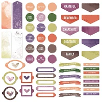 49 And Market ARToptions Plum Grove Chipboard Set