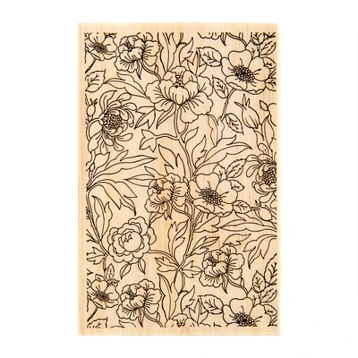 Flower & Foliage Wood Stamp by Recollections®