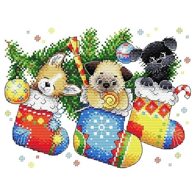 Mp Studia New Year Surprise Cross Stitch Kit