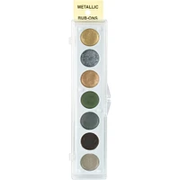 Craf-T No.2 Metallic 7 Color Rub-On Paint Palette