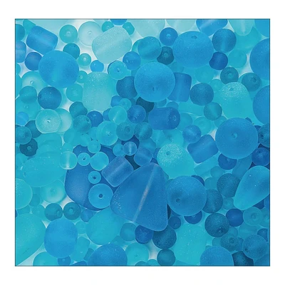 S&S® Worldwide Ocean Wave Sea Glass Beads