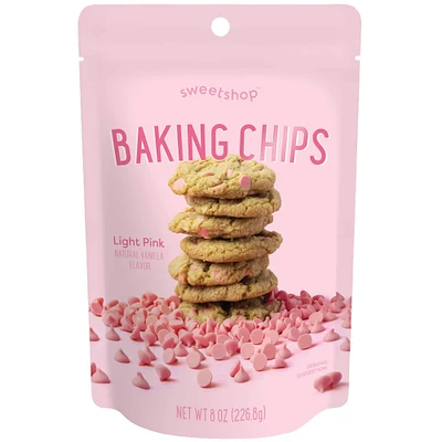 Sweetshop™ Light Pink Baking Chips, 8oz.