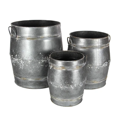 Metal Farmhouse Planter Set 16", 20" & 24"