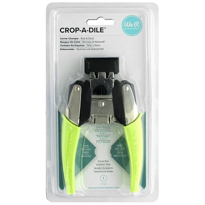 We R Memory Keepers® Crop-A-Dile Corner Chomper Stub & Deco