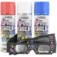 Testors® 3D Patriotic Spray Chalk Kit