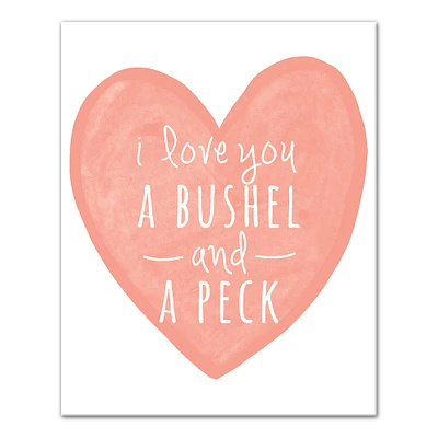 Bushel and a Peck Tabletop Canvas