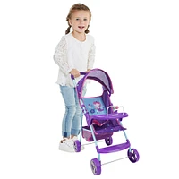 509 Crew Mermaid Doll Stroller with Canopy and Cup Holder
