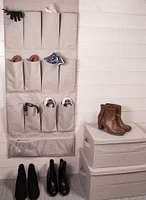 Bigso Beige Hanging Pocket Organizer