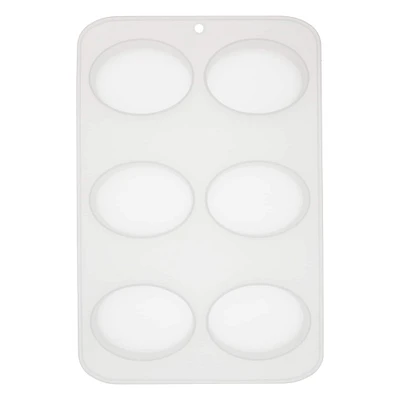 12 Pack: Silicone Oval Soap Mold by Make Market®