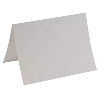 JAM Paper A7 Strathmore Bright White Wove Panel Fold Over Cards