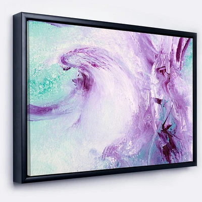 Designart - Deep Colors - Abstract Canvas Art Print in Black Frame