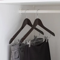 Simplify Mahogany Suit Hangers, 2ct.