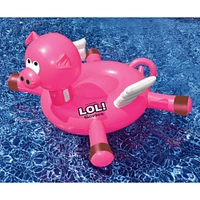 Swimline 4.6ft. LOL Series Flying Pig Pool Float