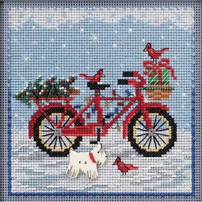 Mill Hill® Buttons & Beads Holiday Ride Counted Cross Stitch Kit