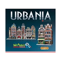 Urbania Collection - 4 3D Puzzles: Hotel, Cinema, Cafe, and Fire Station: 1165 Pcs