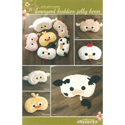 Mckay Manor Musers Barnyard Jelly Bean Faces Pattern