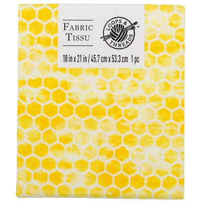 Yellow Honeycomb Cotton Fabric Bundle by Loops & Threads™