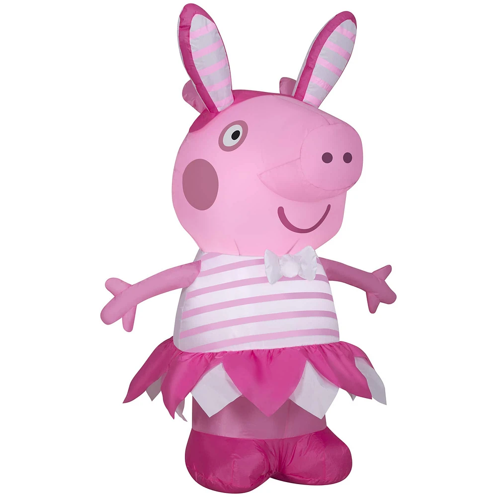 Airblown Small Peppa Pig In Easter Outfit