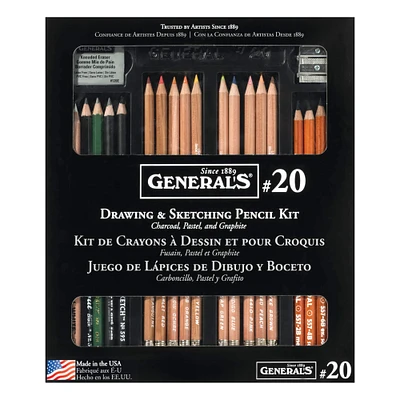 General's® No. 20 Drawing & Sketching Pencil Kit