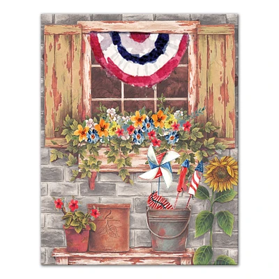 American Window Canvas Wall Art