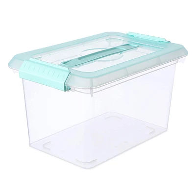 6 Pack: 6.2qt. Storage Bin with Lid by Simply Tidy