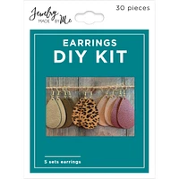 Jewelry Made By Me Leather Earring DIY Kit