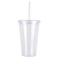 18oz. Plastic Tumbler with Straw by Celebrate It™