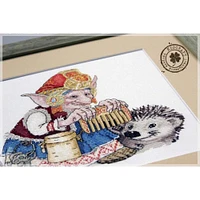 Neocraft Elf With Hedgehog Cross Stitch Kit