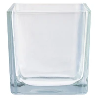 12 Pack: 3" Square Glass Vase by Ashland®