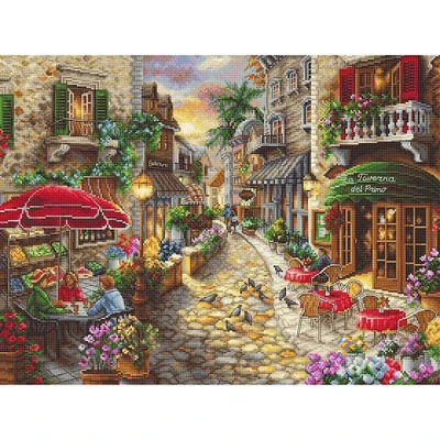 Letistitch Early Evening In Avola Counted Cross Stitch Kit