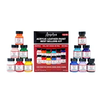 12 Packs: 12 ct. (144 total) Angelus® Best Sellers Acrylic Leather Paint Best Sellers Kit